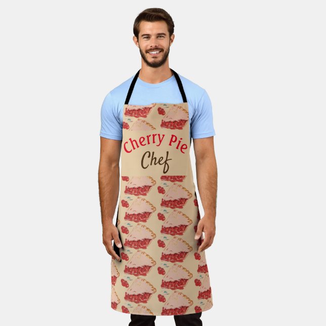 Cherry Pie Chef Apron (Worn)