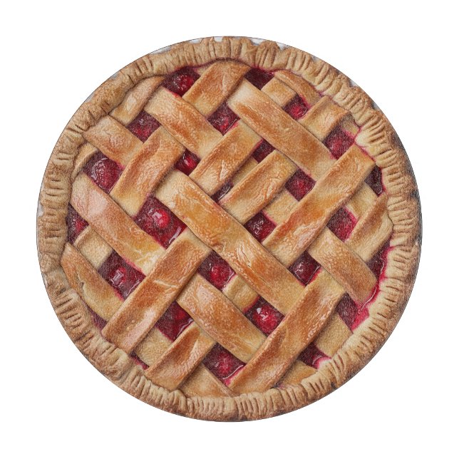 Cherry Pie Cutting Board (Front)