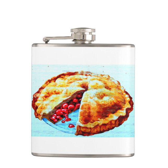 cherry pie flask (Front)
