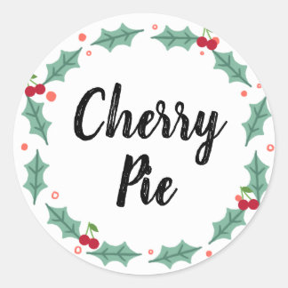 Cherry Pie Food Labels