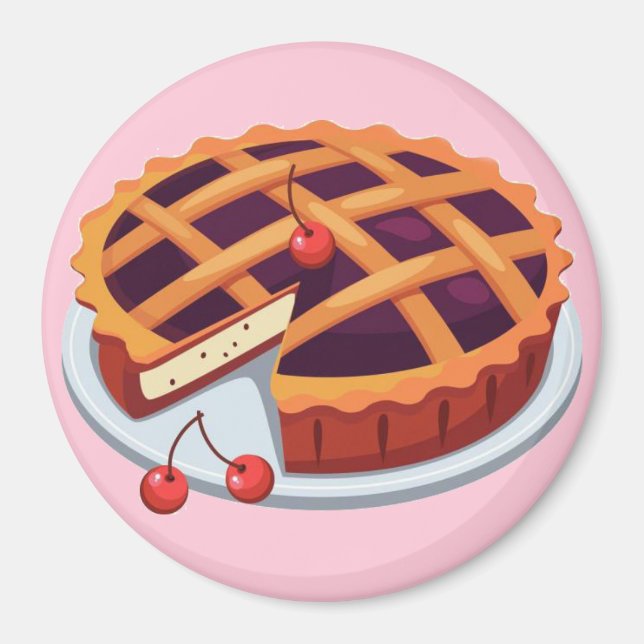 Cherry Pie Magnet (Front)