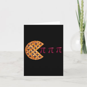 Cherry Pie Pi Day 3.14 Symbol Math Geek Teacher 20 Card