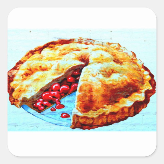 cherry pie sticker (Front)