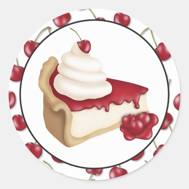 Cherry Pie sweet treat sticker (Front)
