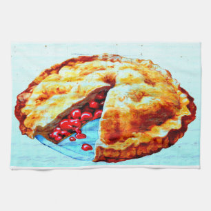 cherry pie towel