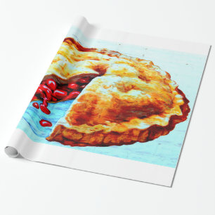 cherry pie wrapping paper