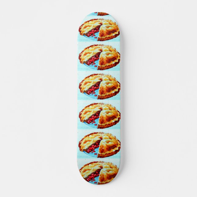 cherry pies skateboard (Front)