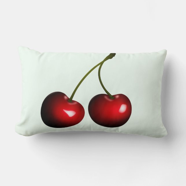 Cherry Pillow with Custom Color (Front)