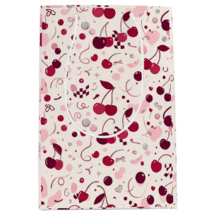 Cherry Pink Y2K Seamless gift bag Cute Aesthetic