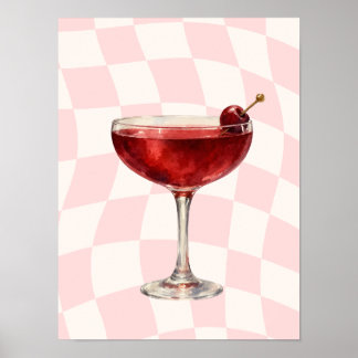 Cherry poster cool girl decor