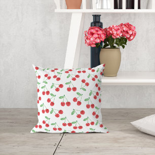 Cherry Print Pattern Cushion