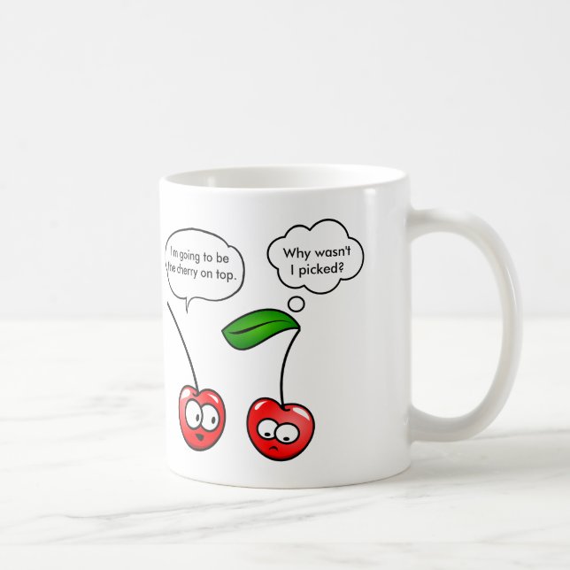 Cherry Puns Coffee Mug (Right)
