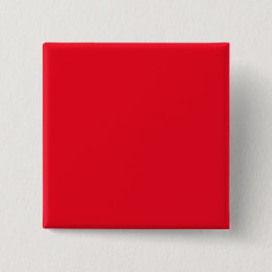 Cherry Red Bright Fashion Colour Trend 2014 Custom 15 Cm Square Badge