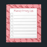 Cherry Red Liquorice Whips Liquorice Twist Candy Notepad<br><div class="desc">Design features an original illustration of a pair of red liquorice twist candies. This design is also available on other products. Lots of additional food, candy, and confectionery illustrations are also available from this shop. Don't see what you're looking for? Need help with customisation? Contact Rebecca to have something designed...</div>