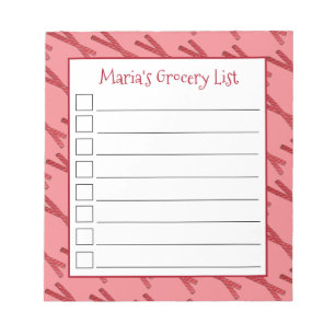 Cherry Red Liquorice Whips Liquorice Twist Candy Notepad