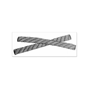 Cherry Red Liquorice Whips Liquorice Twist Candy Rubber Stamp