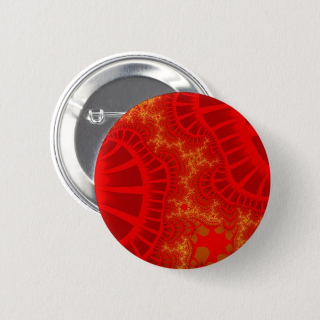 Cherry Red Remix 6 Cm Round Badge (Front & Back)