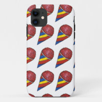 Cherry Red Sno Cone Snocone Frozen Treat Case