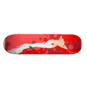 Cherry redhead skateboard