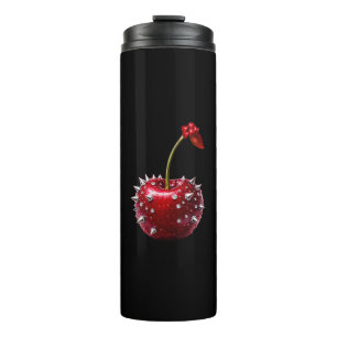 Cherry Rock Style Stainless Steel Flask Thermal Tumbler