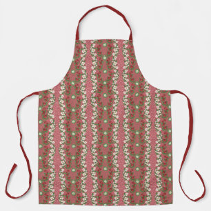Cherry Ropes Apron in Red