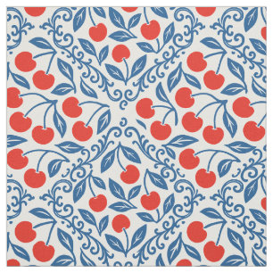 Cherry Rustic Farmhouse French Country Fabric