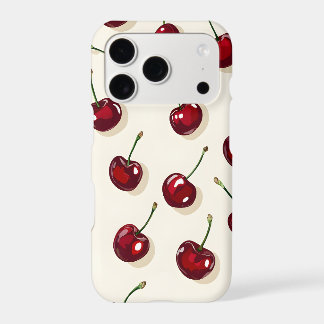 Cherry Scatter iPhone Case | Cherry Red