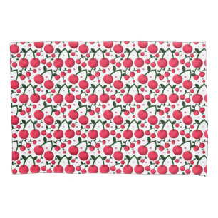 Cherry Seamless Pattern, Red Fruit Pattern, Pillowcase