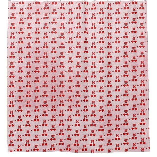 Cherry Shower Curtain (Front)