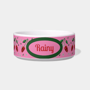 Cherry Skulls personalised bowl