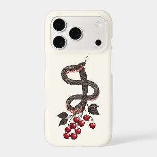Cherry Snake iPhone Case Femme Fatale Cherry Bra