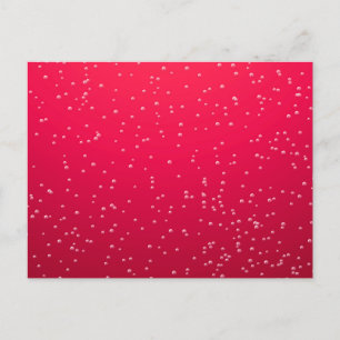 Cherry Soda with Tiny Bubbles Background Art Postcard