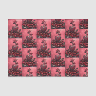 Cherry Steampunk Valentine  Tissue Paper