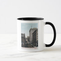 Cherry Street Scene with Alaska Bldg