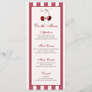 Cherry Striped  Menu