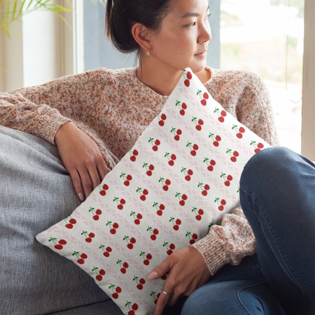Cherry Sweet Birthday Decorative Cushion (Creator Uploaded)