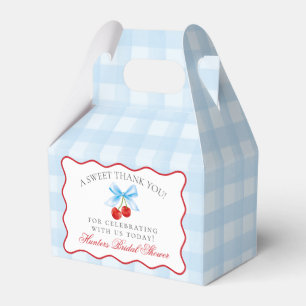 Cherry Sweet Blue Coquette Bridal Shower Favour Bo Box