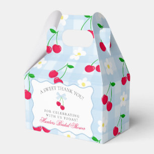 Cherry Sweet Blue Coquette Bridal Shower Favour Bo Box