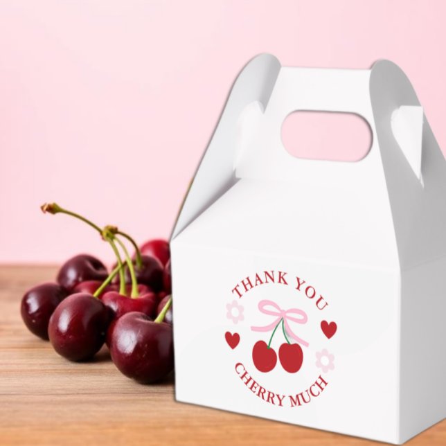 Cherry Sweet Bridal Shower Favour Box (Creator Uploaded)