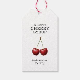 Cherry syrup label for your homemade recipes!
