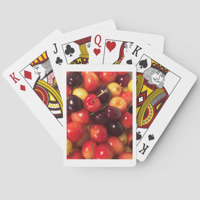 Cherry-Themed Playing Cards - Picture from MI (Back)