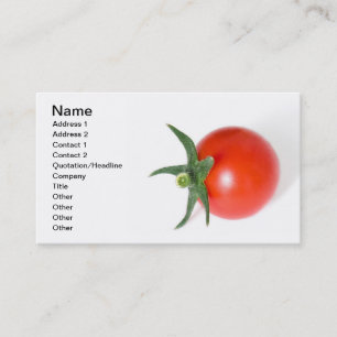Cherry tomato business card