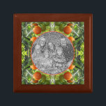 Cherry Tomatoes Frame Create Your Own Photo   Gift Box<br><div class="desc">Delicious vegetable garden cherry tomatoes on the vine abstract art created from my original photo create your own photo gift box.  Nature photography by Susan.</div>