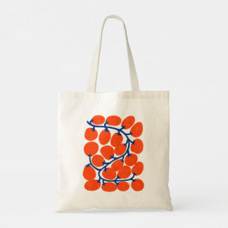 Cherry Tomatoes on the Vine Illustration Tote Bag