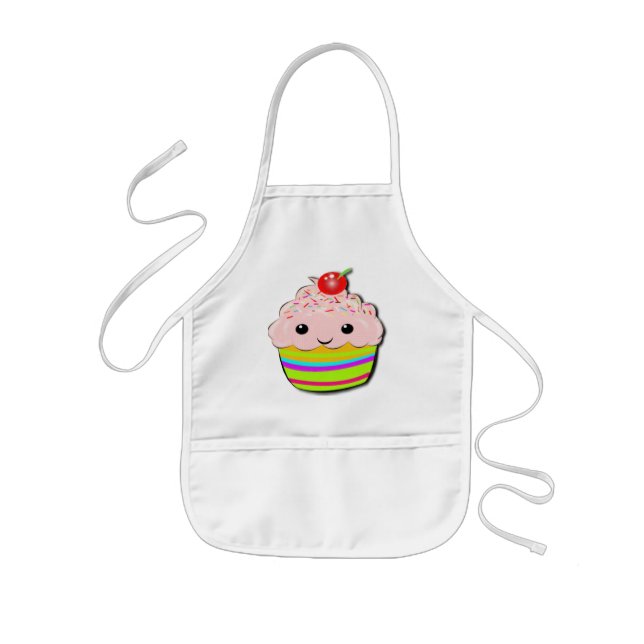 Cherry Top Kids Apron (Front)