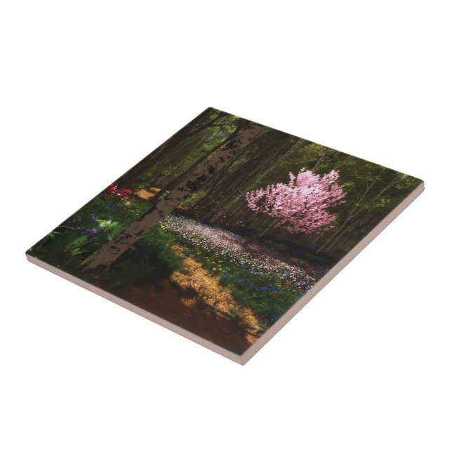 Cherry Tree Concerto Decorative Tile (Side)