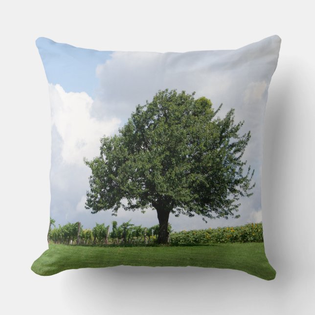 Cherry Tree In Summer Cushion (Front)