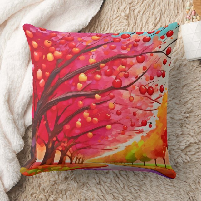 Cherry Tree Lane Cushion (Blanket)