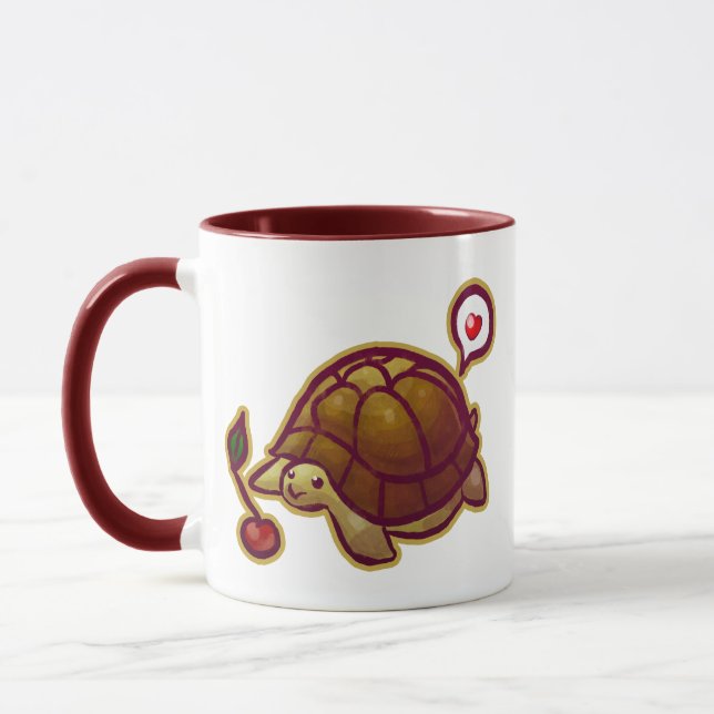 Cherry Turtle Mug (Left)
