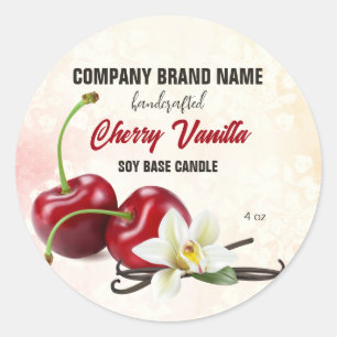 Cherry Vanilla Classic Round Sticker
